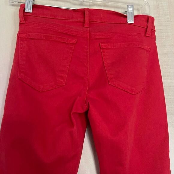 J Brand red skinny crop jeans, size 25 - Picture 15 of 15